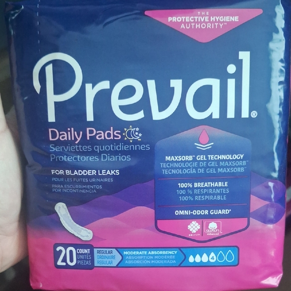 Prevail Other - Prevail Daily Pads - Blue and Purple.